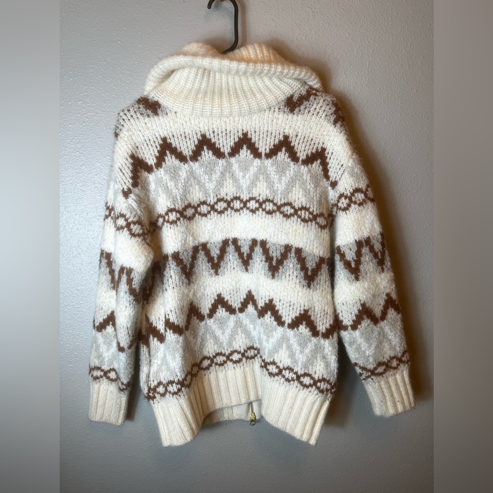 Varley Womens Brooke Fairisle Knit Jacket Size XS - Picture 8 of 9